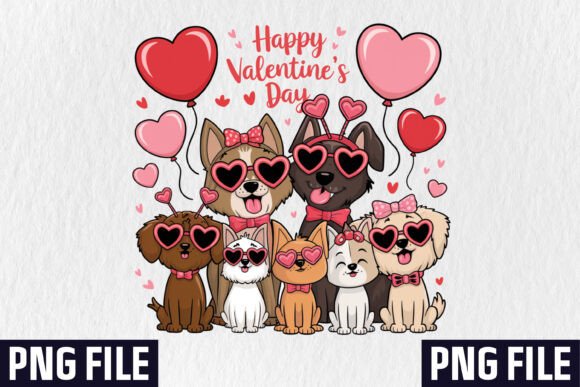 Happy Valentine's Day Sublimation Design: Creative Assets for Modern Branding