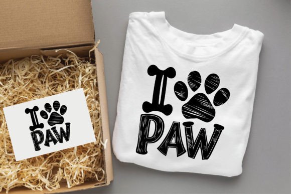 I Love Paw Dog: Versatile SVG, EPS & PNG Designs