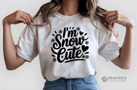 I'm Snow Cute Christmas Svg Design: Festive Graphics