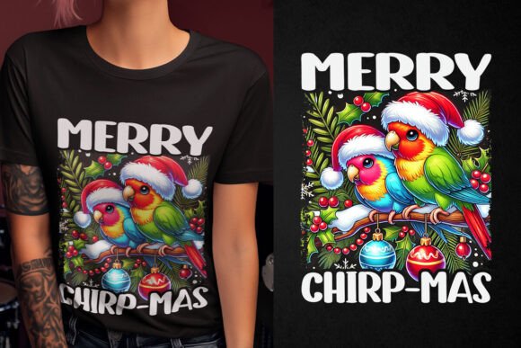 Merry Chirp-mas: A Festive Design for Creative Branding