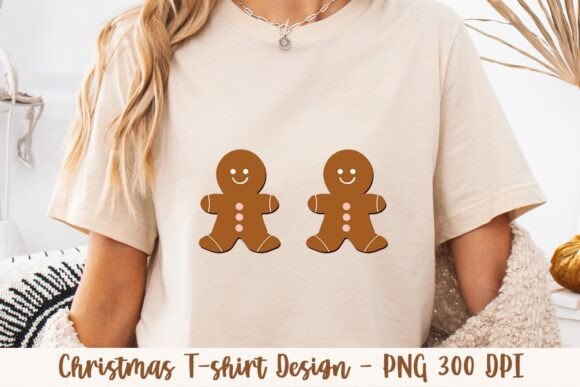 Merry Christmas T-Shirt Design PNG 487